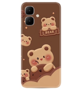 Infinix Smart 10 Kılıf Boutique Baskılı Resimli Bears Pcode -032