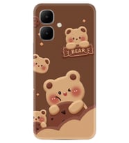 Infinix Smart 10 Kılıf Boutique Baskılı Resimli Bears Pcode -032