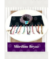  Paket İpi Paketleme Ipi / Bağlama Ipi / İki  Renkli Ip Mürdüm Beyaz Renk 10 mt-T918 (Renksiz)