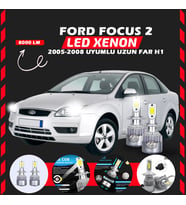 Ford Focus 2 2005-2008 Uzun Far Uyumlu Şimşek Etkili Led Xenon Performance Series H1