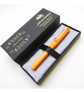 Jinhao Pastel Turuncu Dolma Kalem  İsme Özel Kalem