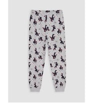 LCW Kids Gri Spider-man Baskılı Çocuk Pijama Alt
