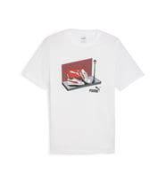 Puma 68017502 Graphics Sneaker Box Erkek Tişört (Beyaz)