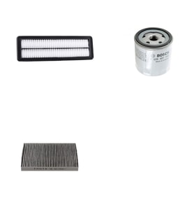 Bosch Filtre Bakım Seti Volkswagen Golf 3 1.6 Benzin 75 Beygir 1992-1995 Hava + Yağ f. + Polen Filtre Sardes