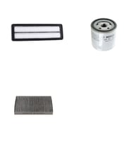 Bosch Filtre Bakım Seti Volkswagen Golf 3 1.6 Benzin 75 Beygir 1992-1995 Hava + Yağ f. + Polen Filtre Sardes