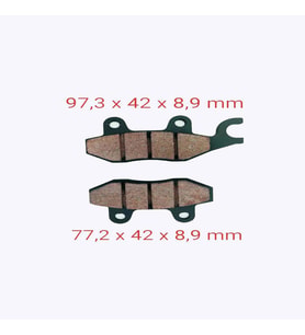 Cub Ön Fren Disk Balatası Çengelli 9 Mm Fa197