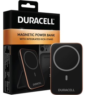 Manyetik Powerbank 5000 mAh – MagSafe uyumlu kablosuz şarj cihazı 7,5 W, 12 W USB-C hızlı şarj, iPhone 12 13 14 15 16 17 Pro Max, Samsung, AirPods için ayaklıklı ince harici pil