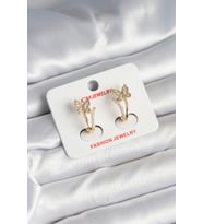Pirinç Gold Renk Zirkon Taşlı Model Kadın Yüzük - Tj-Bkp11248