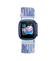 Huawei GT4 41mm KRD-139 18mm Çocuklara Özel Dayanıklı Örgü Kordon (Lila)