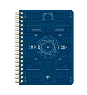Utopia Spiralli Defter Çizgili Empire 17x24 cm (Lacivert)