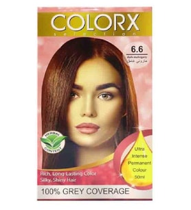 Colorx Saç Boyası İkili Set - 6.6 Koyu Mahogani