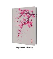 DEFFTER JAPANESE/ CHERRY SERT KAPAK 14x20cm ÇİZGİLİ DEFTER 96 YP. 64404-9