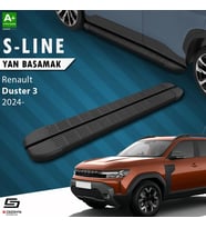 Renault Duster 3 S-Line Siyah Yan Basamak 183 Cm 2024 Üzeri A+ Kalite