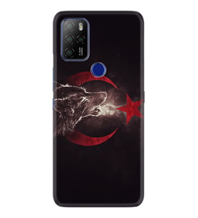 Omix X300 X500 X400 X600 X700 Kılıf Desemli Silikon Kurt ve Ay Yıldız 1403