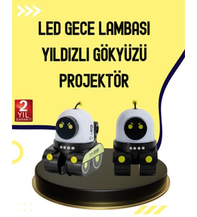 Northcity Otomatik Döner Slaytlı Üç Parlaklık Ayarlı Projektör Lamba - Bluetooth Hoparlörlü Dekoratif Aydınlatma