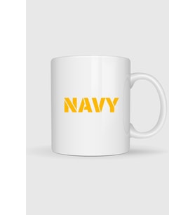 Navy  Donanma Yazısı Tasarımlı Kupa Bardak