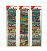 İstanbul Temalı Silikon Buzdolapı Süsü Magnet 6'Lı Set