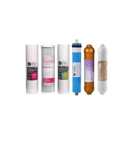 Su Arıtma Cihazı 6'lı Filtre Seti Ekonomik Set Vontron Membranlı Gold Mineral Filtre