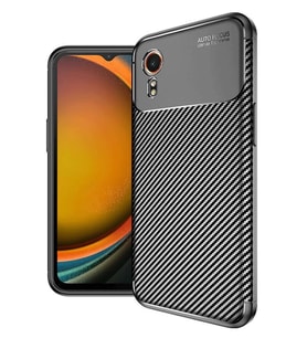Galaxy XCover 7 Kılıf Auto Focus Karbon Kapak - Siyah