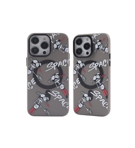 iPhone 14 Pro Kılıf Apollo Magneticsafe Desenli Kapak - Apollo Siyah - 3