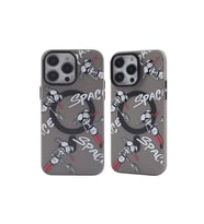 iPhone 14 Pro Kılıf Apollo Magneticsafe Desenli Kapak - Apollo Siyah - 3