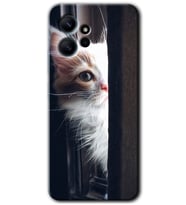 Redmi Note 12 4G Kılıf HD Desen Baskılı Kılıf - Kedi Bakışı