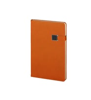 Termo Deri Mıknatıslı Kemerli Defter  (Taba)