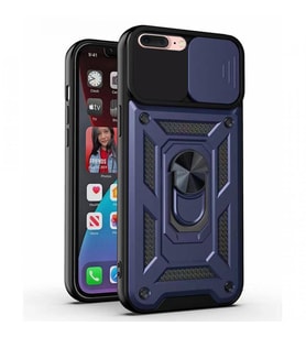 Kızaklı Tank Kılıf Apple iPhone 8 Plus Lacivert
