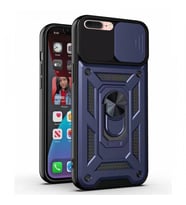 Kızaklı Tank Kılıf Apple iPhone 8 Plus Lacivert
