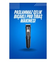 Mey İthalat® Ense Kesme Makinesi Şarjlı Saç Sakal Tıraş Makinesi Taşınabilir