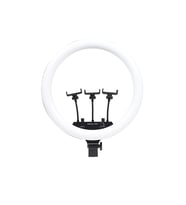 Lexroo MJ-56 Uzaktan Kumandalı 21 inç Işıklı Telefon Tutucu Ring Light - Siyah