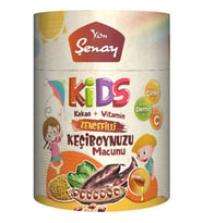 Şenay Kozalak Macunu Kakao Vitamin Zencefil Keçiboynuzu 240 gr Macun Kids