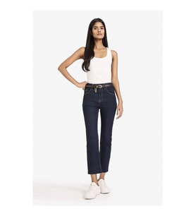 Defacto Crop Flare Fit Mavi Kadın Jean Pantolon G7548AX/NM82
