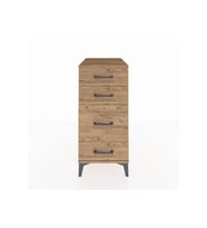 Kronos Komodin 4 Çekmeceli 44x59x96 Çam-Çam