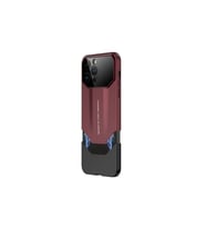 Apple iPhone 14 Pro Max Uyumlu Kılıf Çift Parçalı Zore Ays Pro İkili Kapak (Kırmızı-Siyah)