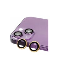 Apple iPhone 15 Plus Raze Metal Kamera Lens - Sarı