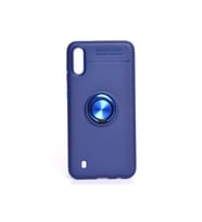 Samsung Galaxy M10 Uyumlu Kılıf Zore Ravel Silikon Kapak (Mavi)