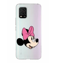 Xiaomi Mi 10 Lite Uyumlu Kapak Minnie Mouse Tasarımlı Şeffaf Silikon Kılıf