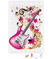 Music Müzik Gitar Puzzle 240 Parça Yapboz