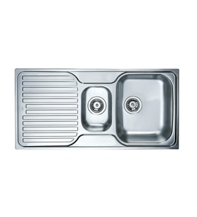 TEKA PRINCESS 60 1½B 1D Sol Damlalıklı Mikro Keten Tezgah Üstü Paslanmaz Çelik Eviye 40109144