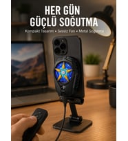 Cep Telefonu Radyatörü - Type-c, 2 Vitesli, Sessiz Soğutma Fanı Yeni Nesil