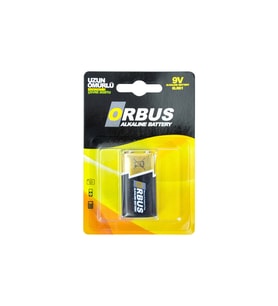Orbus Alkalin 9V Pil