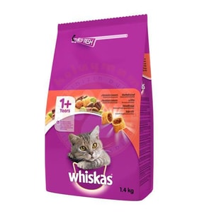 Whiskas Kuru Biftek Yetişkin Kedi Maması 1,4 Kg