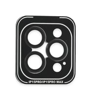 Joko Apple iPhone 15 Pro Max PVD Metal Kamera Lens - Siyah