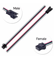 3 Pin JST SM 10cm Kablo Çifti