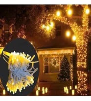 10M 100 Led Ip65 Dış Mekan Led Işık Beyaz Kablo