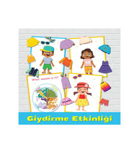 Giydirme Etkinliği, Dört Mevsim, Küçük Çocuk Evde Eğitim Etkinlikleri, Okul Öncesi Meşgul Aktivitesi