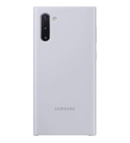 Galaxy Note 10 ile Uyumlu Silikon Kılıf Gümüş EF-PN970TSEGWW