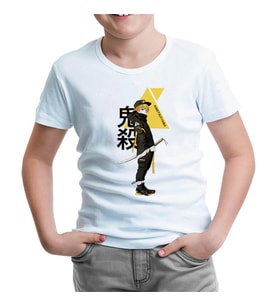 Demon Slayer - Kimetsu Beyaz Çocuk Tshirt