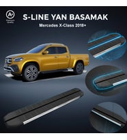 Mercedes X CLASS S-Line Premium Krom Yan Basamak 2018 Sonrası